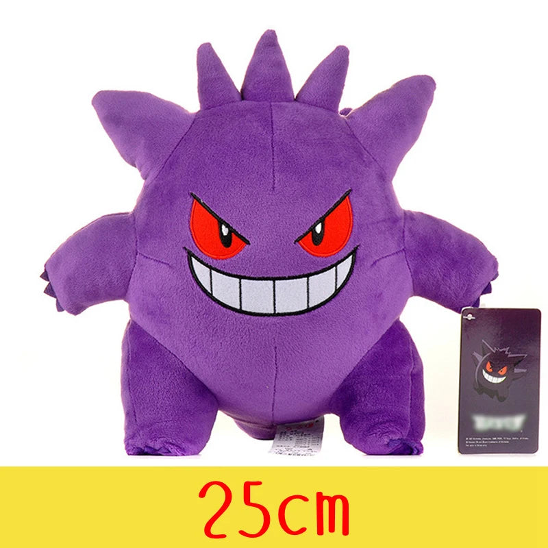 Peluche de Pokémon de alta calidad con etiqueta, dibujo animado de Pikachu, Charmander, Squirtle, Bulbasaur, muñeco de peluche, regalo para niños.
