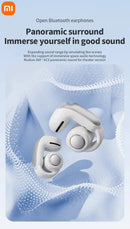 Xiaomi Redmi V12 Open Ear Clip Headphones True Wireless Earbuds Bluetooth5.3 Sports Earphones Waterproof Gaming Headset With Mic