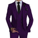 Botón negro morado