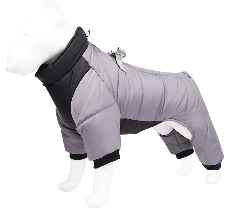Waterproof Dog Jumpsuit Coat Winter Pet Dog Clothes Warm Puppy Cotton Jacket for Small Medium Dogs Pug Chihuahua Costume Bulldog
