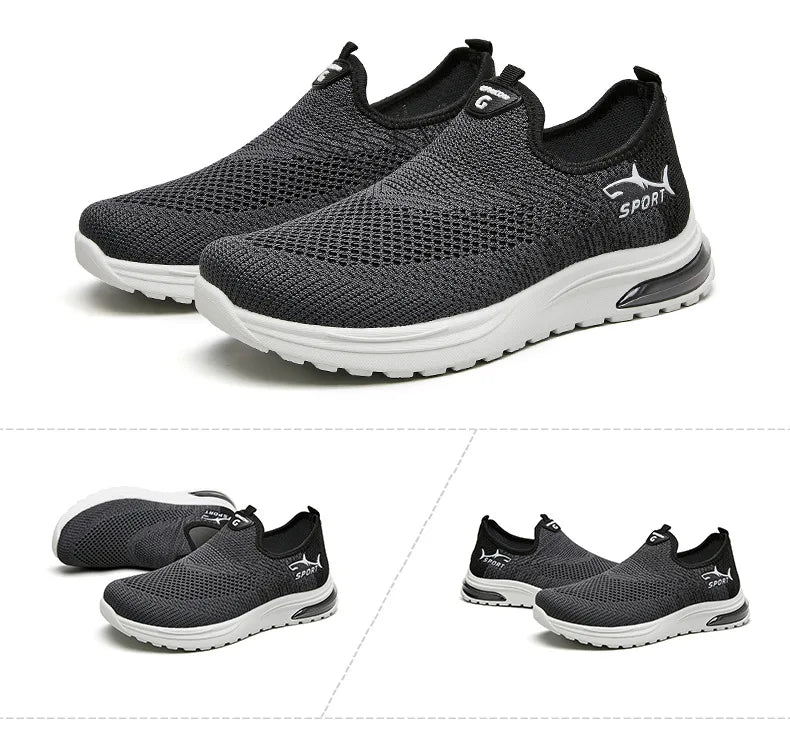 Men's summer shoes 2025 new lazy shoes breathable mesh casual sports shoes man comfortable cheap shoes clearance free shipping