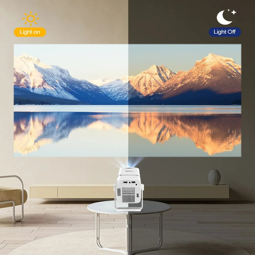 ThundeaL TD80W Full HD 1080P Mini Projector 4K Android WiFi 3D Home Theater TD80 Portable Projetor Meeting Video Movie PK HY320