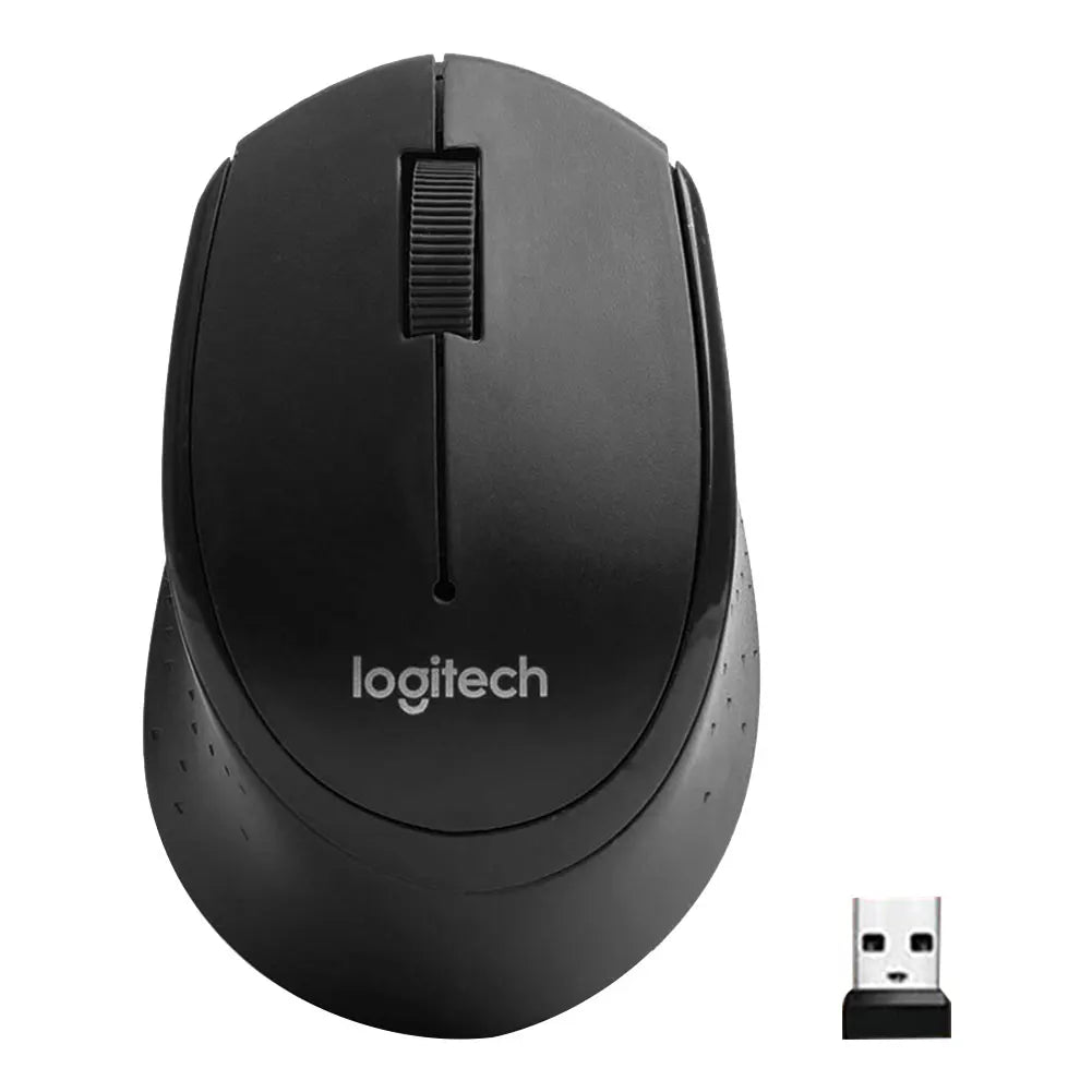 Ratón inalámbrico silencioso Logitech M330 de 1000 DPI, óptico y silencioso de 2,4 GHz con receptor USB, ideal para oficina, hogar y PC.
