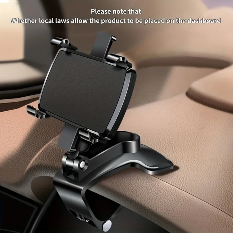 Universal Car Mobile Phone Holder Dashboard Phone Holder Easy Clip Mount Stand Cellphone Stand For GPS Navigation Hanging Holder