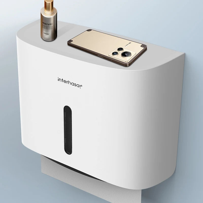 interhasa! Toilet Paper Towel Dispenser Toilet Paper Holder Hand Towel Dispenser Tissue Dispenser Luxury for Bathroom Kitchen