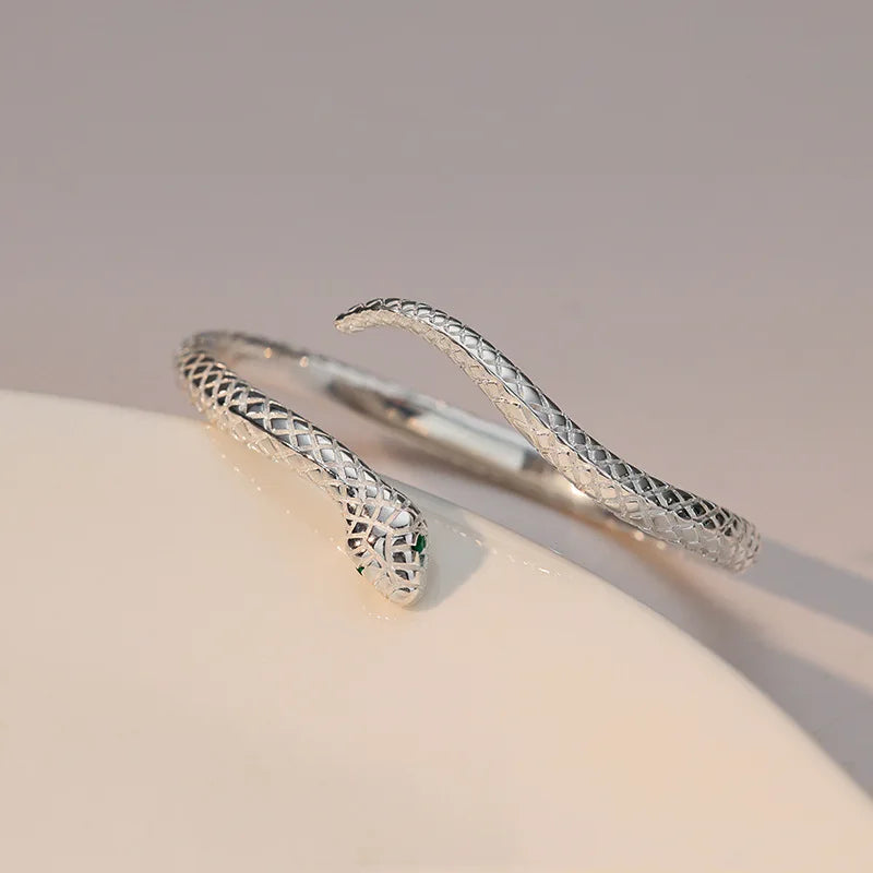 925 Sterling Silver Snake Shape Bracelet for Women, Beautiful Jewelry, Temperament Charm, Birthday Party Gift, Free Shipping 