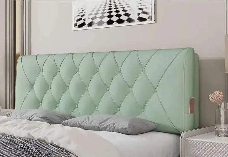 Backrest Soft Bag Bed Headboards for Hotel Headboards American Flannel Cloth Skin-Friendly Light Luxury Household Bed Headboards