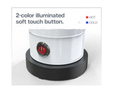 HiBREW Milk Frother Frothing Foamer Chocolate Mixer Cold/Hot Latte Cappuccino Fully Automatic Milk Warmer Cool Touch M1A