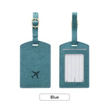 Fashionable new PU luggage tag, boarding pass for overseas travel, luggage tag, anti-loss name card, luggage tag