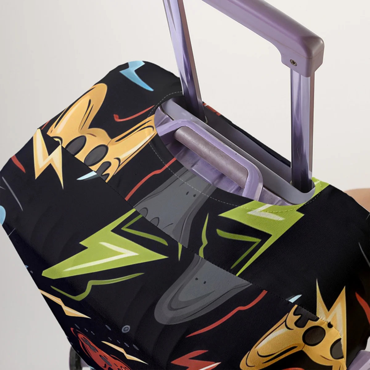 Luggage Protective Cover With Cartoon Print