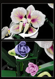 Creative Orchid Cymbidium Eternal Flowers Potted Plant Building Blocks Simulation Phalaenopsis DIY Bricks Toys Valentine's Gift