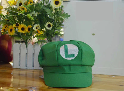 Game Super Mario Bros Luigi Plumber Cosplay Demo Hat Waluigi Wario Odyssey Cartoon Sunhat Halloween Party Hat Accessories Props