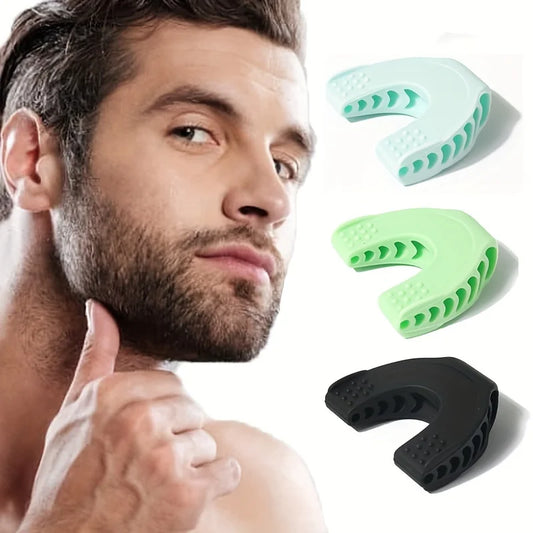 1 piece Facial Muscle Trainer - Silicone Jaw Trainer for Strengthening Masseter Muscles and Defining Jawline Facial Care Tool