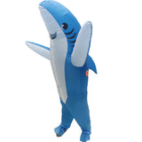 Adult Cute Animals Inflatable Costume Bunny Zebra Shark Bee Koala Cosplay Funny Suits For Halloween Purim Fancy Mascot Costumes