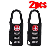 5/1pcs Mini Portable Suitcase Password Locks Anti-theft Lock Buckle Convenient Bag Cabinet Lock Student Dormitory Door Locks