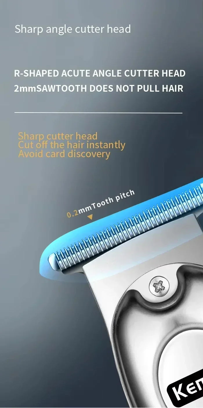 Kemei KM-678 KM-2024 KM-2628 Professional Electric Hair Clippers Beard Clipper Rechargeable Men's Shaver Hair Trimmer Kit