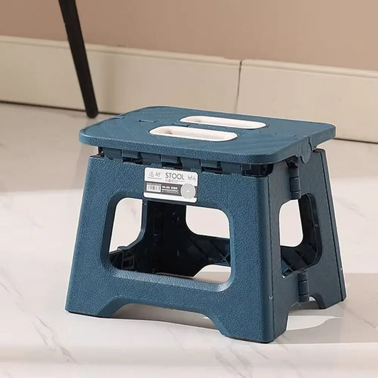 New Adult Children Portable Folding Stool Thickened Plastic Saddle Chair For Outdoor Activities And Fishing