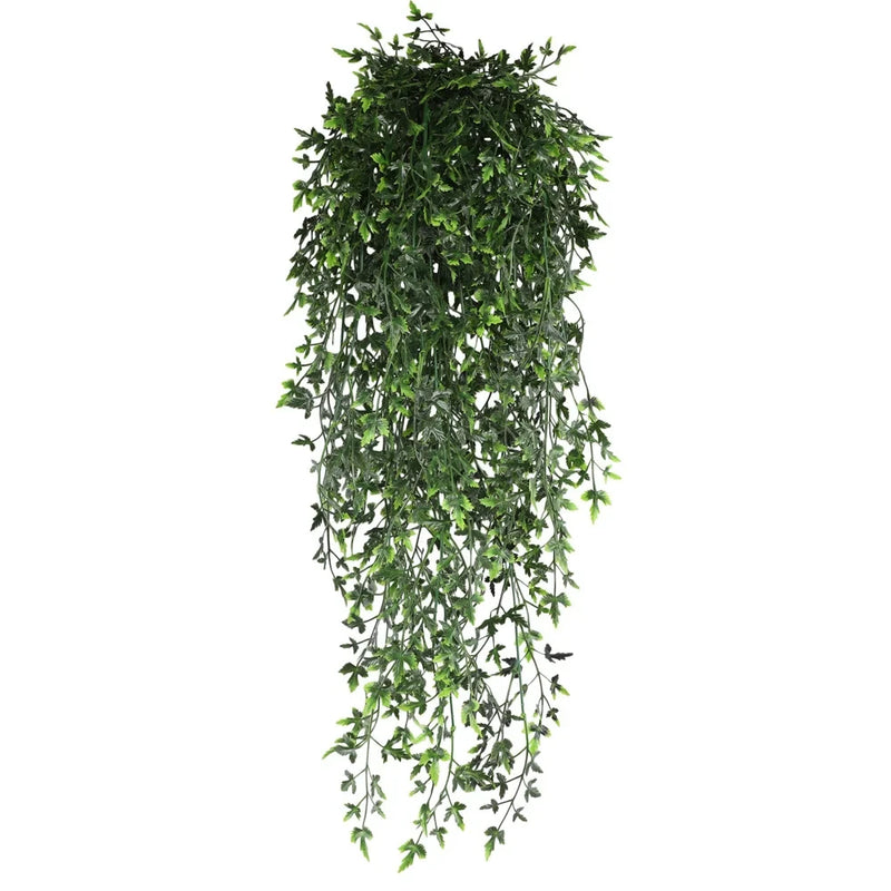 90cm Persian fern Leaves Vines Home Room Decor Hanging Artificial Plant Plastic Leaf Grass Wedding Party Wall Balcony Decoration