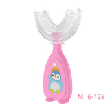 Children's 360 Degree Infant U-shaped Toothbrush Baby Health Teethers Soft Silicone Baby Brush Kids Teeth Oral Care Cleaning