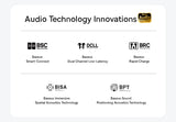 Fones de Ouvido True Wireless Baseus Bass EP10 NC – Cancelamento de Ruído ANC de -43dB, Bluetooth 6.0, Intra-auriculares, 4 Microfones com ENC