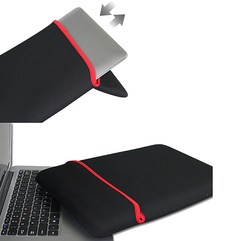 7/8/9/10/12/13/14Inch Double Faced Laptop Pouch Protective Bag Neoprene Soft Sleeve Tablet PC Case Bag Waterproof Laptop Bag