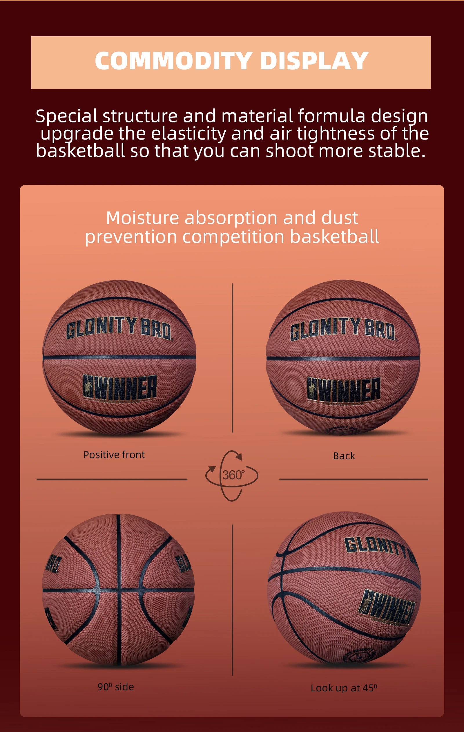 Size 5/6/7 Composite Leather Non-slip Basketball For In&Outdoor Soft Touch And Enhanced Durability Team Training Ball Black-Gold
