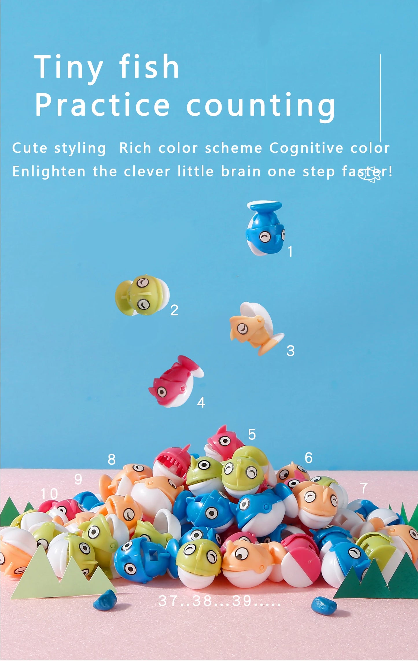 Fishing Toys, Hook Electric Spin With Music, Size Models Optional, Blue And Pink, Toys And Gifts For Kids, Cute Stickers, Practi
