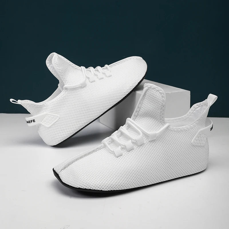 MAEDEF Mens Casual Shoes High Quality Lightweight Running Shoes Man Sneakers Lace Up Flats Shoes Male Outdoor Sports Tennis Shoe