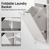 SoBuy BZR104 high wardrobe with fold-out bathroom wardrobe narrow laundry wardrobe bathroom shelf bathroom wardrobe