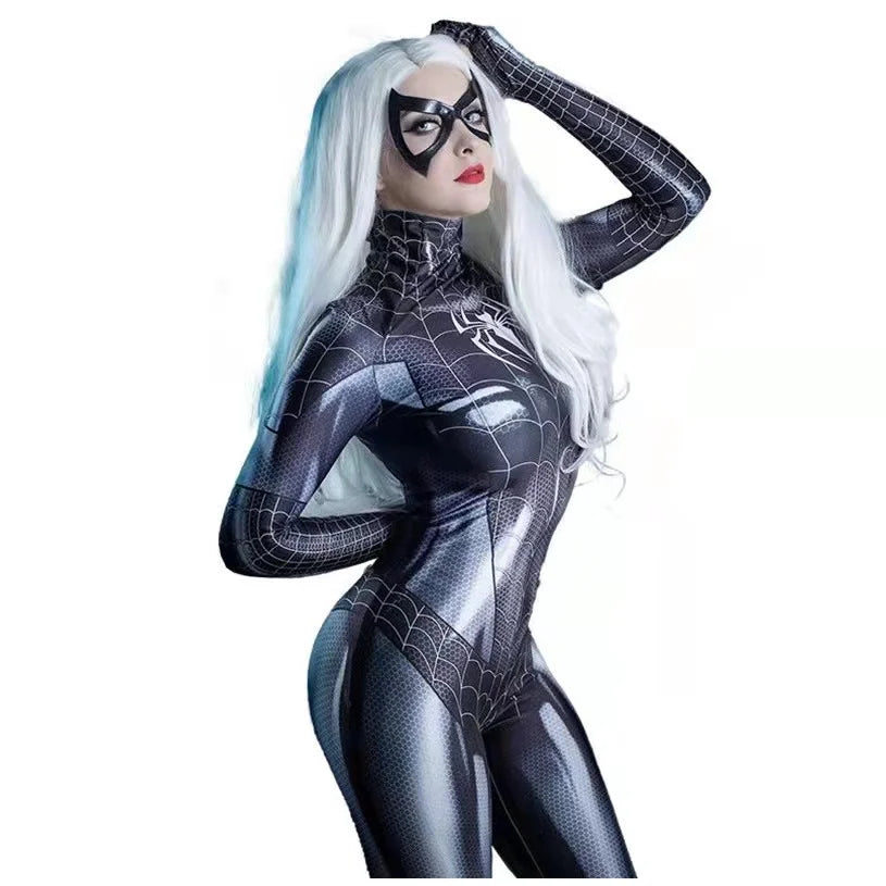 Spider-Man Costume Movie Superhero Cosplay Bodysuit Suit Avengers Cosplay Venom Spider-Man Corset for Women Girl Spandex Suit
