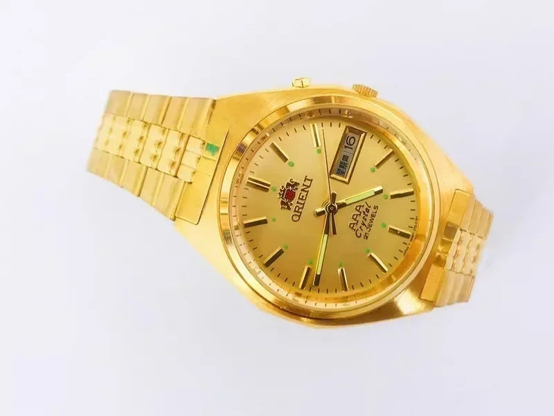 Double lion triple AAA automatic mechanical watch authentic stock double lion table double lion men's watch Oriental watch