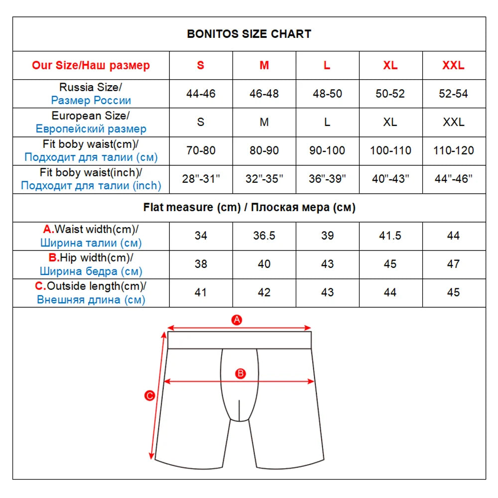2-pack Long Leg Boxer Shorts Men's Underwear Kit Homme Underpants Boxershorts Slip Underwear for Man Cotton Male Sexy Set Box Gym