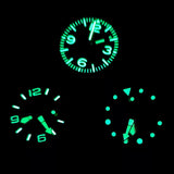 Men's Automatic Watches Head Men Dive Watch 100m Waterproof Automatic Wristwatch C3 Luminous Sapphire Crystal Stainless Steel