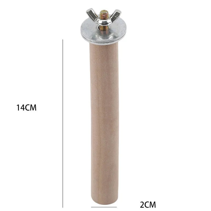 10/14/20//25cm Parrot Pet Raw Wood Hanging Stand Rack Toy Parakeet Hamster Branch Perches Bird Cage Accessories