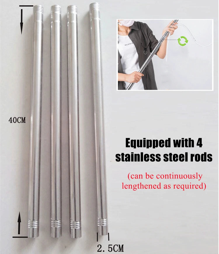 UNDEROOF-Automatic Paint Roller Coater, Self-Priming, Emulsion Self Brushing Tool, Telescopic Brush, Extended Printing