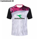Hot Selling Fitness Short Sleeve DIADORA Badminton Sport Clothes T-shirt Comfortable Breathable Sweat Absorption Cycling Clothes