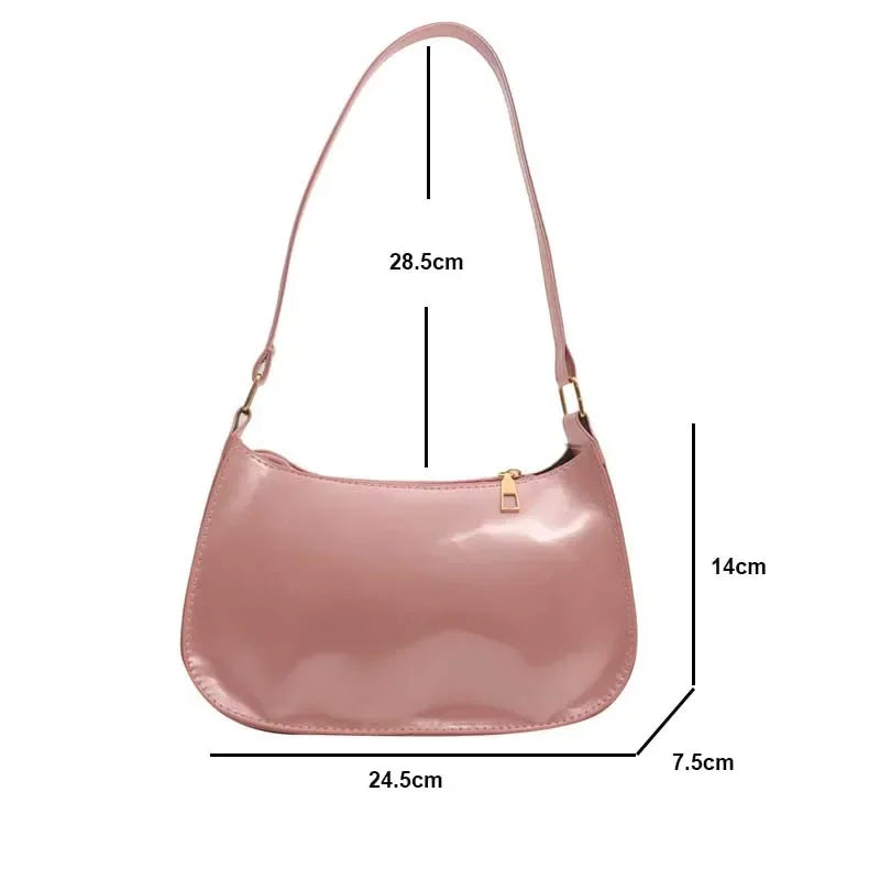 PU Versatile and Fashionable Portable Small Square Bag Single Shoulder Crossbody Bag Luxury Designer Handbag Women's Bags