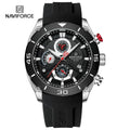 NAVIFORCE Sport Watch for Men Waterproof Quartz Wristwatch Chronograph Military Clock With Luminous Reloj Hombre Male Gift 2024