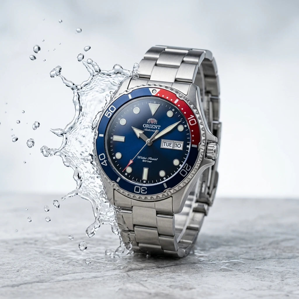 Relogio masculino automatico diver de mergulho em alo inox a prova de agua 200 M