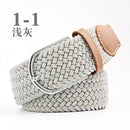 Stretch Woven Belt Unisex Canvas Belts Fashion Casual Student Belt Women Cinturon Male Waistband 105cm