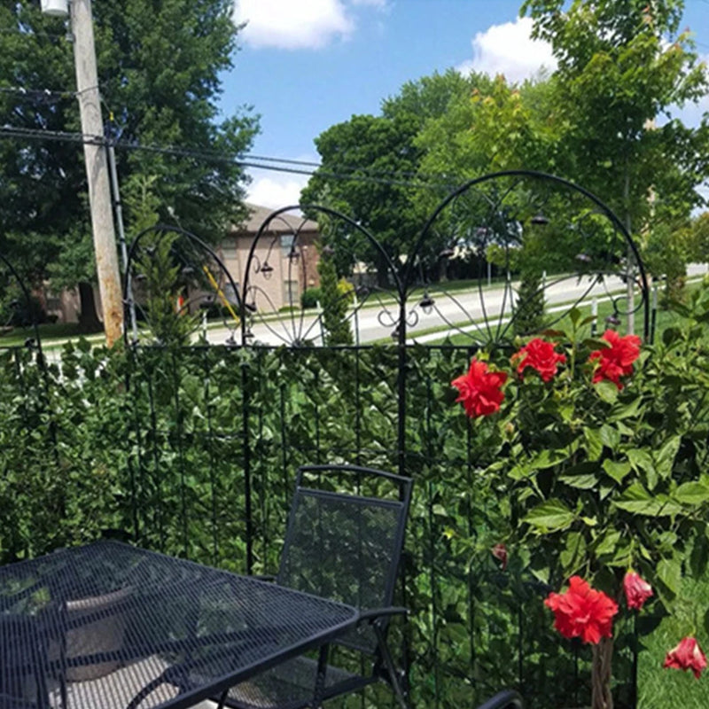 Outdoor Ivy Wall Fence Plastic Faux Hedges Fence Wall Screen Stitchable Greenery Eco-friendly Multifunctional Garden Home Decor