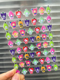 Pvc Super Mini Cartoon Game Patterns Sticker Kawaii Sanrio Kitty Self-adhesive Sticker Waterproof Luggage Tags Nail Stickers