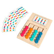 Montessori Wooden Color Shape Matching Cognition Learning Game Board Early Stimulate Children Brain Logic Thinking Develop Toys