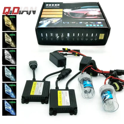 H7 Xenon Hid Kit Xenon 4300k H1 6000k 55W H8 H9 H11 9005 9006 H3 Headlight Bulbs