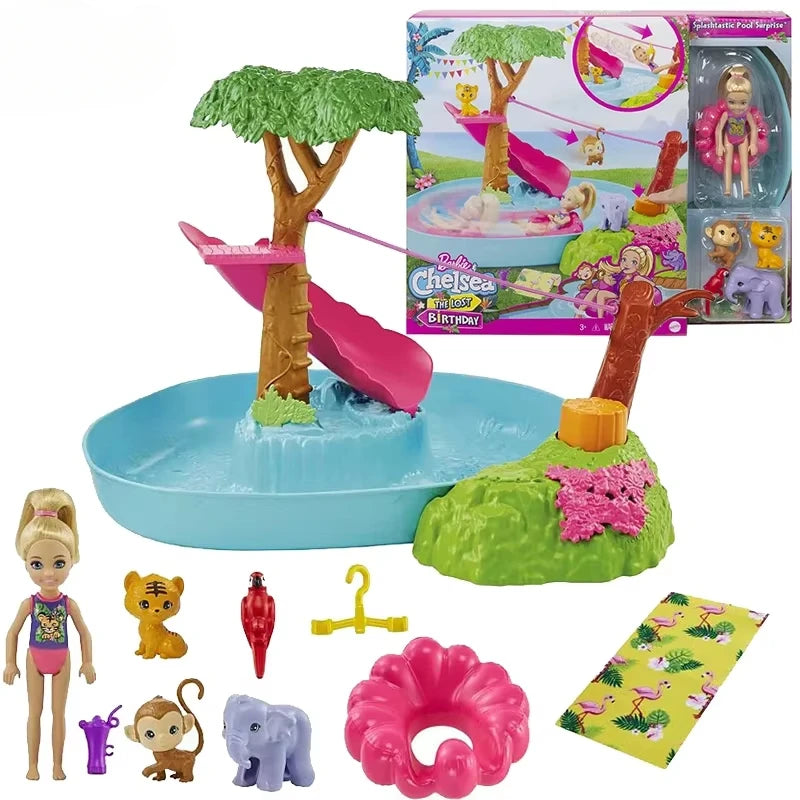 Original Travel Barbie Doll with Clothes Accessories Barbie Doll Toys for Children Baby Toys for Girls Doll