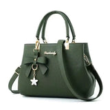 New Korean version trendy autumn and winter bow women's bag portable shoulder bag messenger bag killer bag mother bag large capa