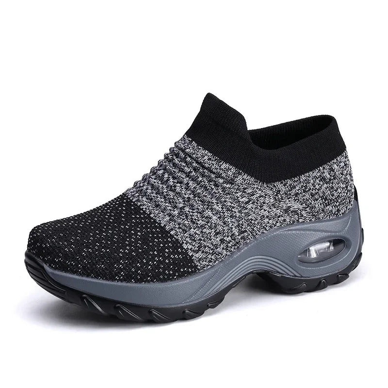 Zapatillas ortopédicas versátiles para mujer, zapatos de plataforma informales, antideslizantes y resistentes al desgaste.