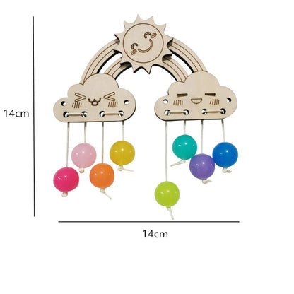 Busy Board DIY Montessori Toys Lock Mobile Children Wood Chips Skill Training Parent-Child Game Puzzle Intelligence Development