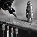 Extra Long 100mm Rotary Rasp File Carving Grinder Abrasive Tools Carbide Burr Alloy Bits Milling Cutter Drill For Metal Wook