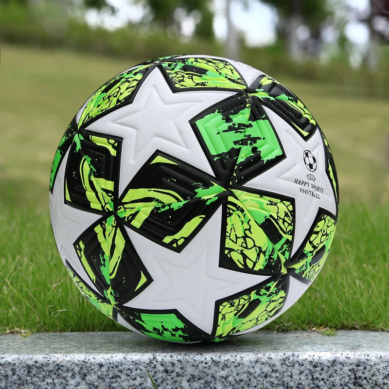 Professional Soccer Ball Size 5 Official Match Ball Seamless Bonded PU Soft Size 4 Football Excellent Grip and Elasticity